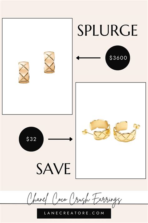 ysl earrings dupe|chanel coco crush earrings dupe.